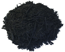 image of foster brothers shredded black mulch